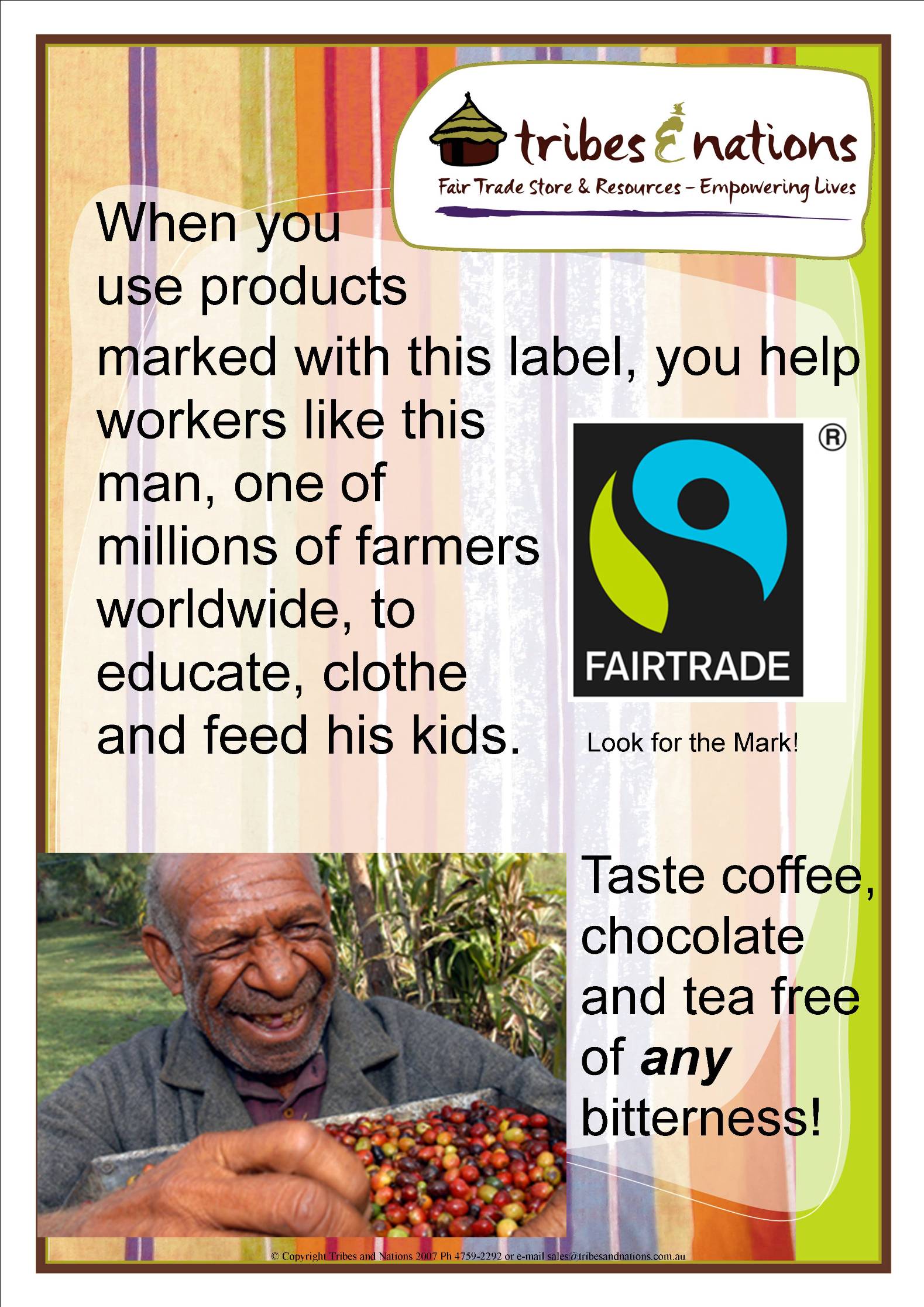 Fairtrade farmer as rep of 25 million